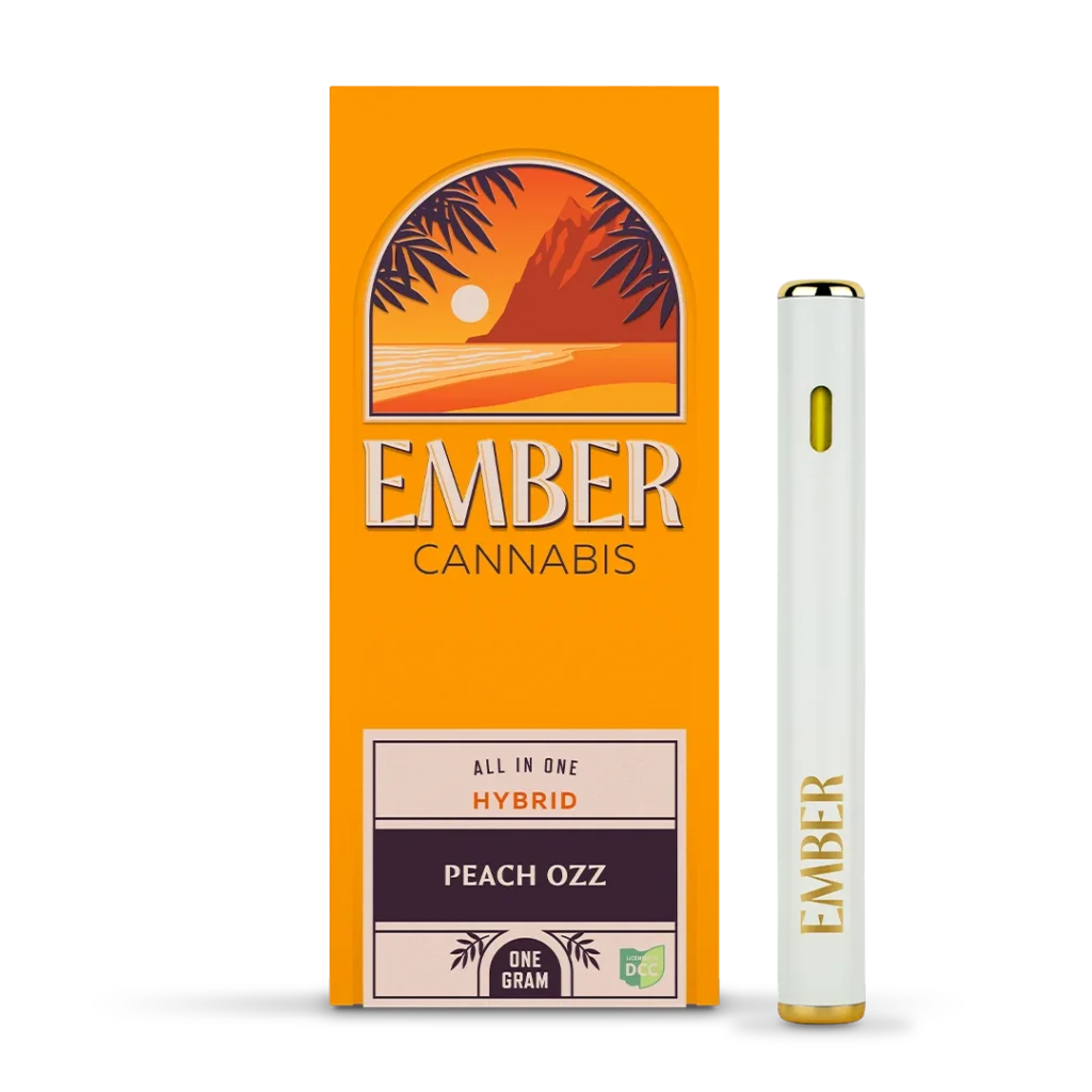 Peach Ozz cannabis vape by Ember