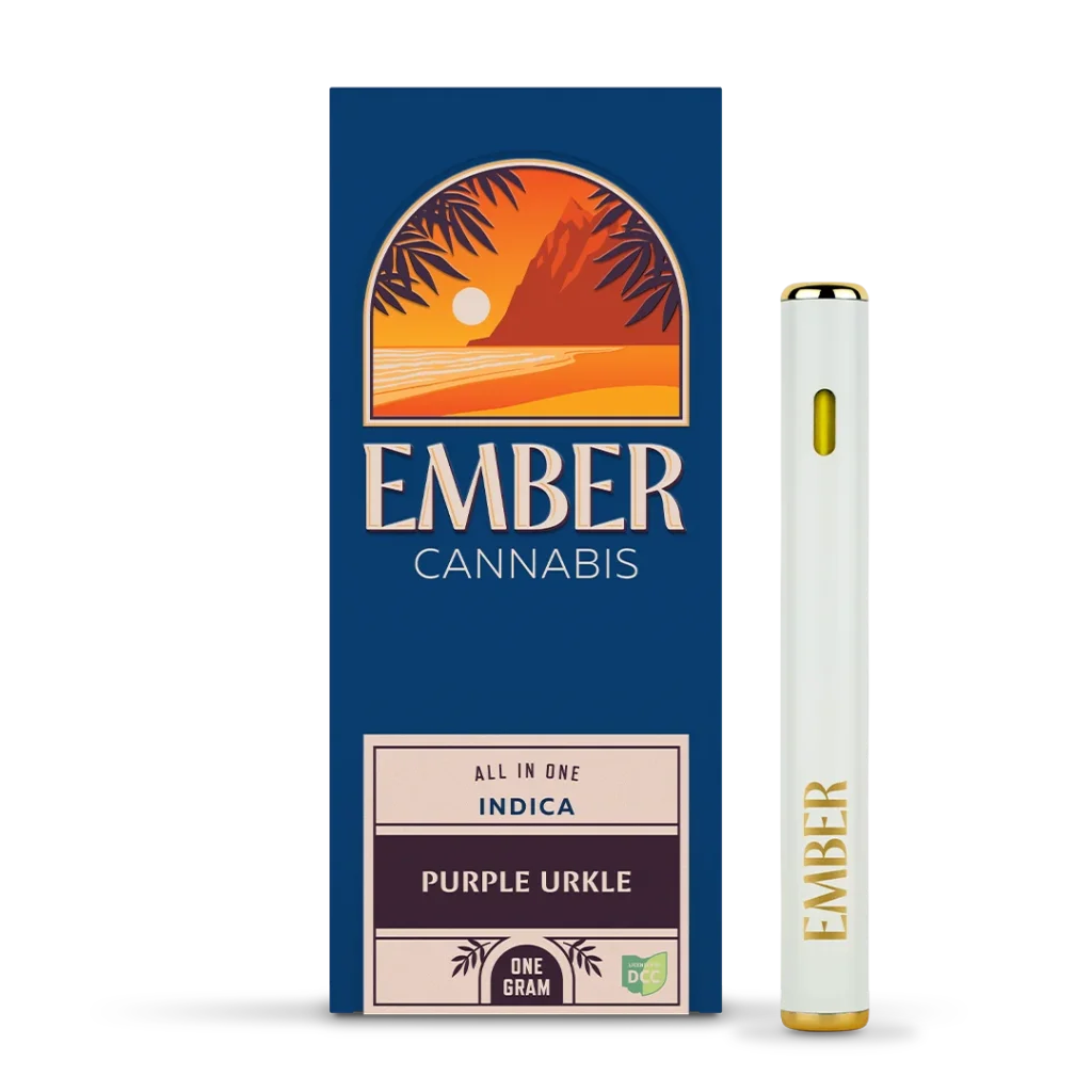 Purple Urkle all in one cannabis vape by Ember